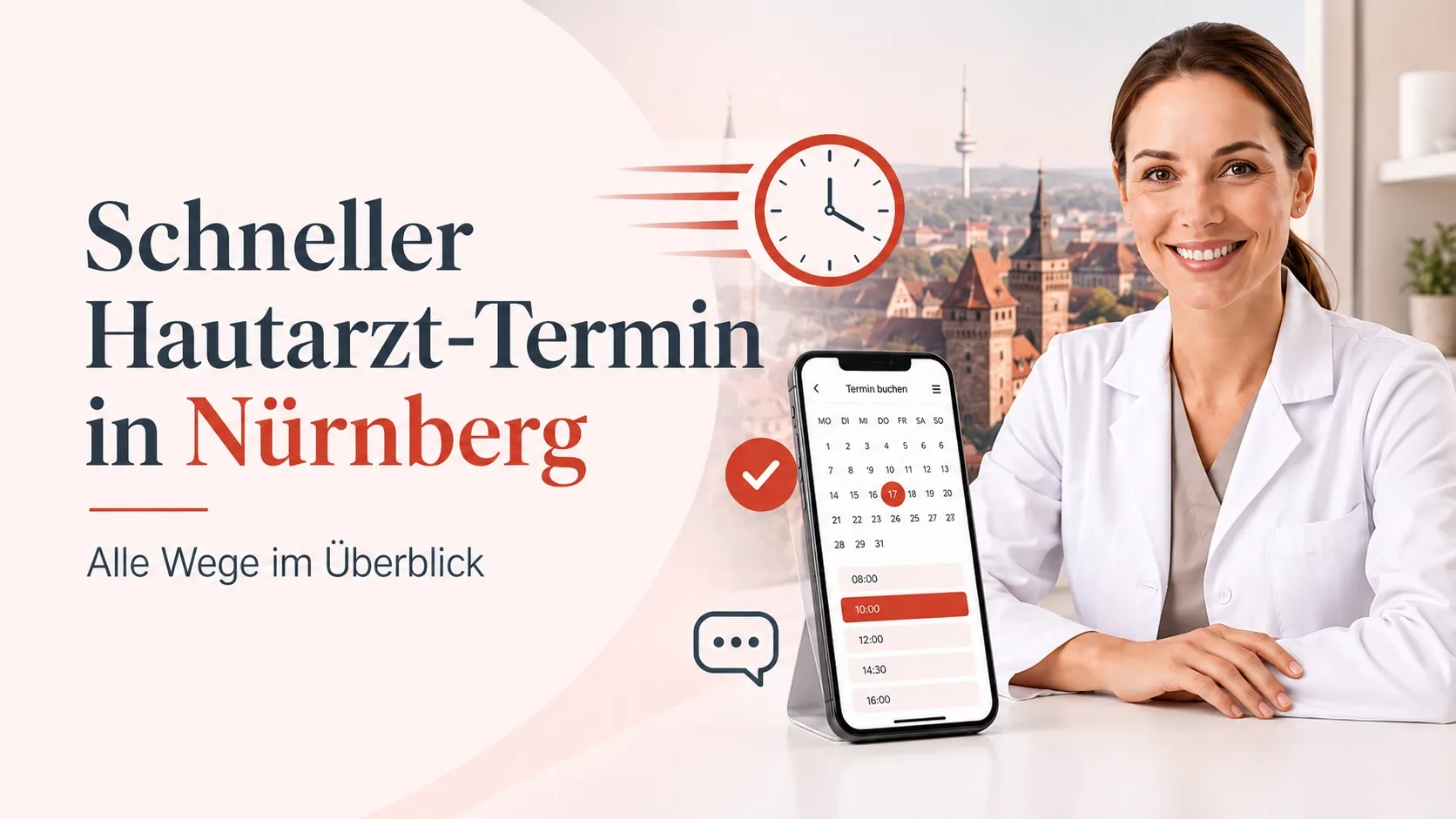 Online-Terminbuchung beim Hautarzt — schneller Zugang zur dermatologischen Versorgung in Nürnberg