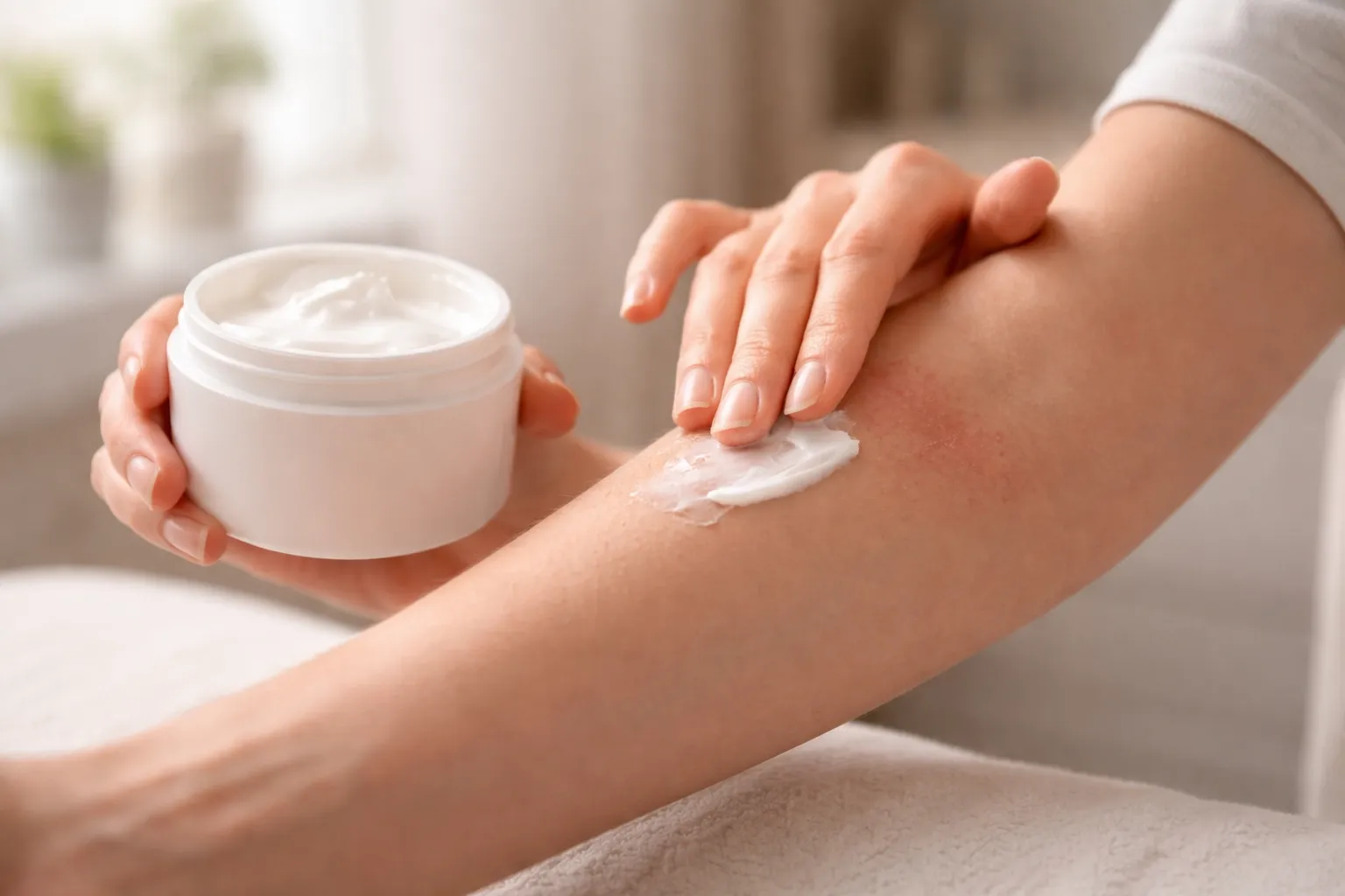 Hautpflegecreme für die tägliche Basispflege bei Neurodermitis
